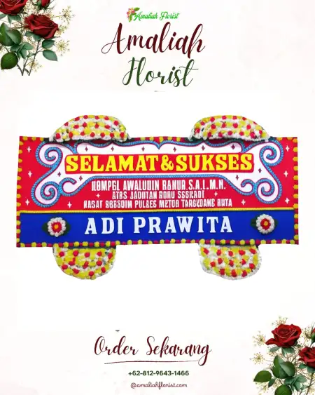 Papan Bunga Ucapan Selamat Rambatan
